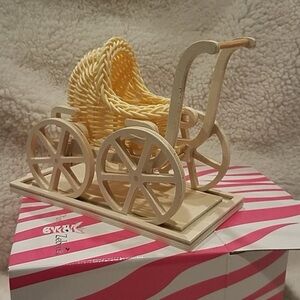 Pink Zebra Naked Baby Carriage